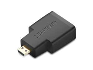 UGreen Micro HDMI Male to HDMI Female Adapter – Black