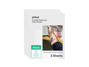 Cricut 2012791 Printable Tattoo Paper A4