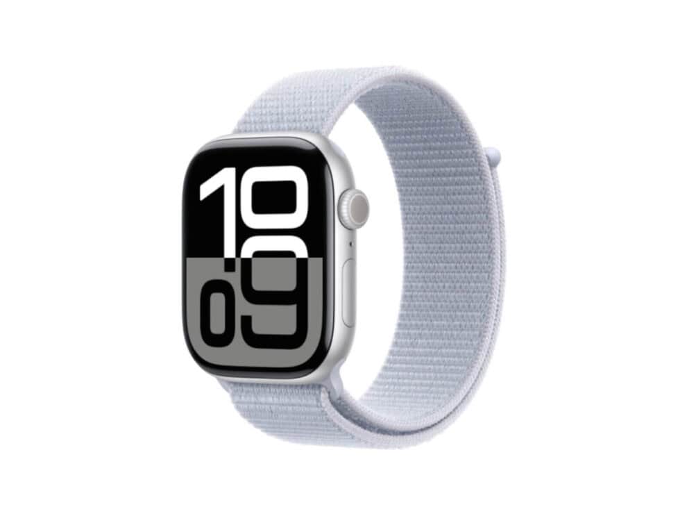 Apple Watch Series 10 GPS + Cellular 46mm Silver Aluminium Case with ...