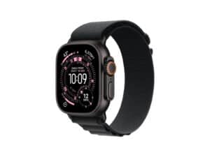 Apple Watch Ultra 3 GPS + Cellular 49mm Black Titanium Case with Black Alpine Loop - Medium