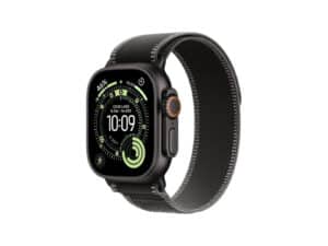 Apple Watch Ultra 3 GPS + Cellular 49mm Black Titanium Case with Black/Charcoal Trail Loop - M/L