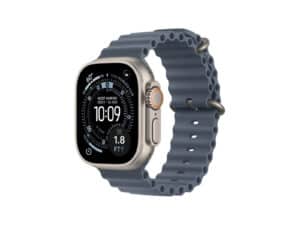 Apple Watch Ultra 3 GPS + Cellular 49mm Natural Titanium Case with Anchor Blue Ocean Band