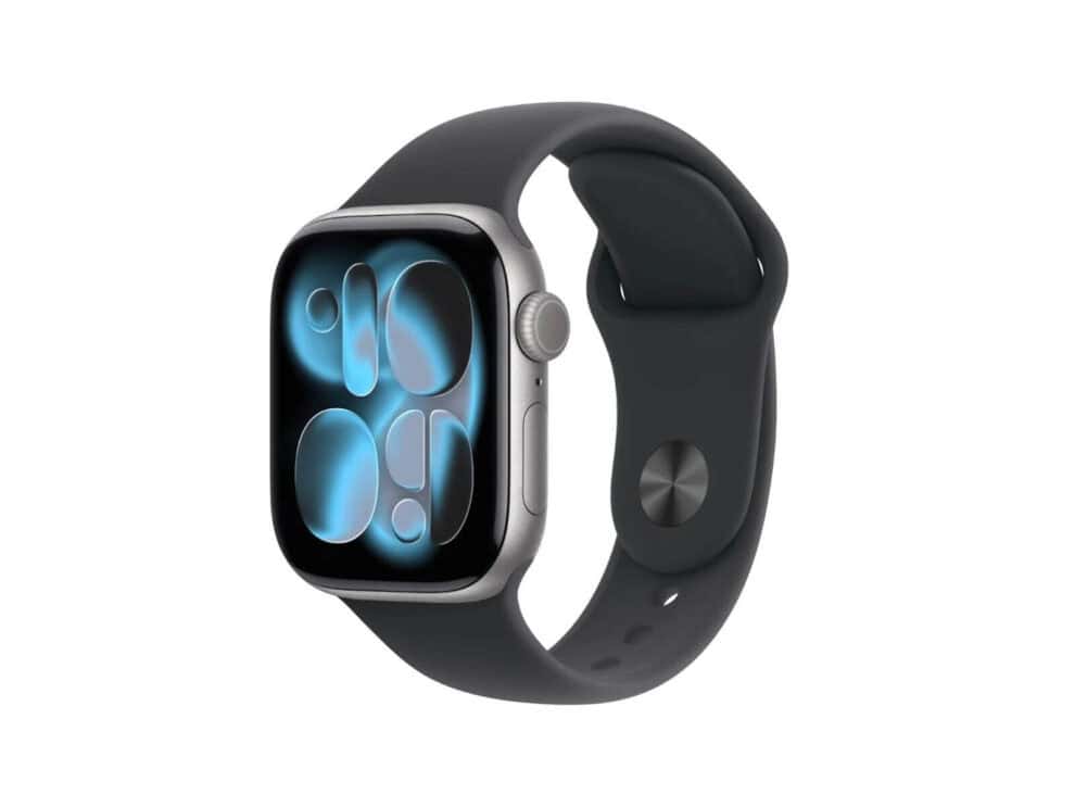 A3331 Space Grey Aluminium Case with Black Sport Banda