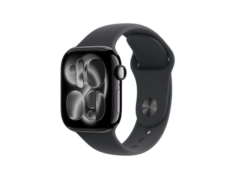 A3333 Watch Series 11 GPS 46mm Jet Black Aluminium Case with Black Sport Banda