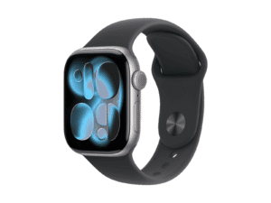 Apple Watch Series 11 42mm Space Grey Aluminum Case with Black Sport Band