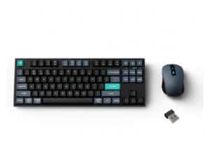 Keychron B33 80% TKL Wireless Keyboard and Mouse Combo – Black/Green