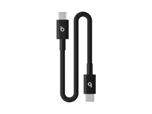 Beats USB-C to USB-C Woven Short Cable - Bolt Black