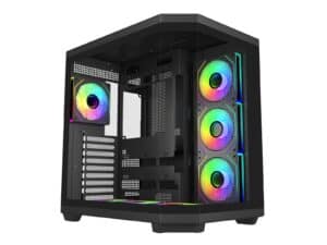 FSP U580 ARGB ATX Ultra Tower Gaming Chassis - Black
