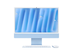 Apple 24″ iMac with Retina Display – M4, 16GB RAM, 256GB SSD, Mac OS, Blue
