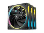 deepcool fl12r se 3 in 1 argb 120mm pwm 3 fan pack – black