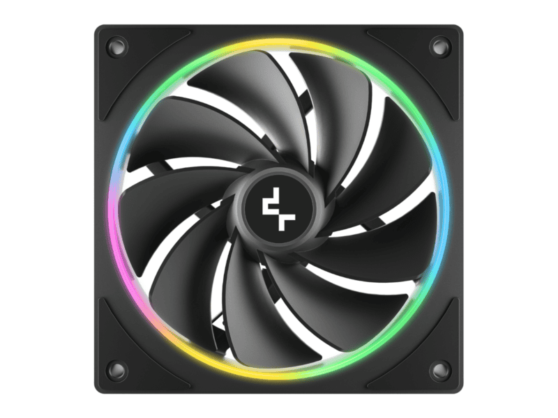 deepcool fl12r se 3 in 1 argb 120mm pwm 3 fan pack – black