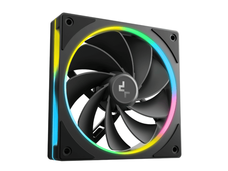 deepcool fl12r se 3 in 1 argb 120mm pwm 3 fan pack – black