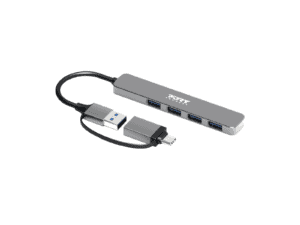 Port Connect USB Type-C to 4-port USB-A 3.0/2.0 Hub