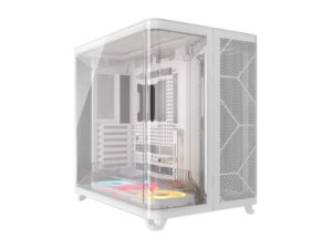 Corsair AIR 5400 LX-R RGB Mid-Tower Case - White