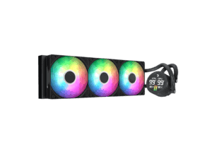 Aerocol Abyss L360 Digital Display ARGB Liquid Cooler - Black