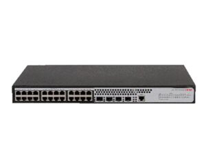 H3C SMB S1850V2-28P-HPWR-EI Layer 2 Ethernet Switch 24x 10/100/1000Mbps PoE+ Ports and 4x 1Gbps SFP Ports, 370W PoE+ Capacity, AC PSU