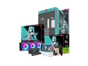 PCBuilder ASUS X MIKU Gaming Desktop - Ryzen 7, 32GB RAM, 2TB SSD, Win 11 Home