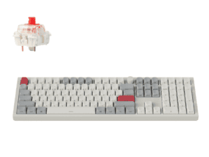Keychron Q6 Max Wireless Mechanical Keyboard - Shell White