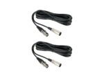 NearStream Balanced XLR Male to Female Microphone Cable 2m - 2 pack
