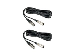 NearStream Balanced XLR Male to Female Microphone Cable 2m - 2 pack