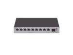 h3c smb s1600v2 10p hpwr layer 2 ethernet switch with 9x 10/100/1000mbps ethernet ports (8x poe+ ports) and 1x 1gbps sfp port, 125w poe+ capacity, ac psu