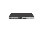 h3c smb s5120v3 28s hpwr li layer 3 ethernet switch with 24x 10/100/1000mbps ethernet poe+ ports, 4x 100/1000mbps sfp combo ports, and 4x 1gbps/10gbps sfp+ ports, 370w poe+ capacity, ac psu