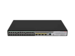 h3c smb s5120v3 28s pwr li layer 3 ethernet switch with 24x 10/100/1000mbps ethernet poe+ ports and 4x 1gbps/10gbps sfp+ ports, 240w poe+ capacity, ac psu