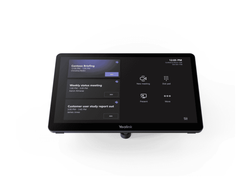 yealink extended touch console for mvc series room systems