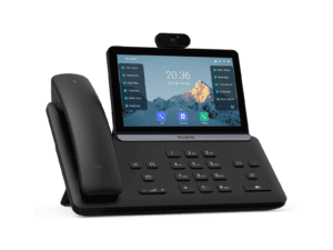 yealink t88v smart business phone with 7" multi touch screen, camera included, psu excluded