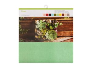 Cricut 2003829 Felt 10 Sheet Sampler - 30 x 30cm, Summer Sky