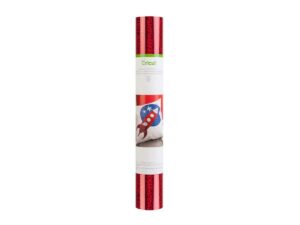 Cricut 2004137 Holographic Sparkle Iron-On - 30x60cm, Red