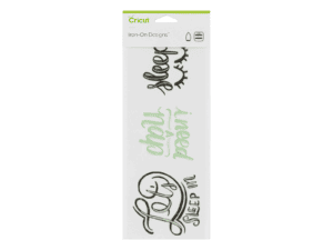 2004981 cricut iron on designs sleep in 11x30cm