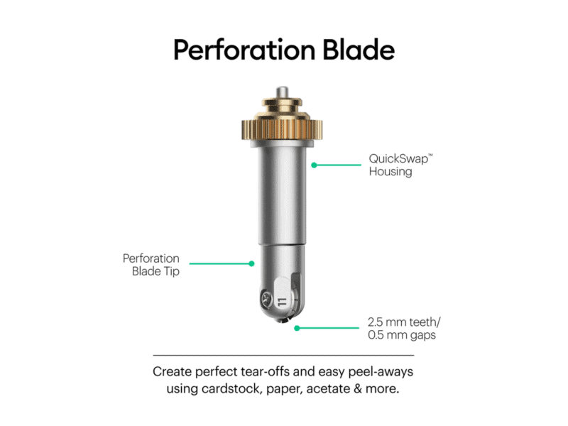 cricut maker perforation blade tip