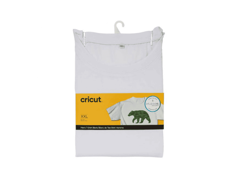 2007905: cricut infusible ink men's white t shirt (xxl)