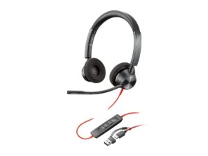 HP Poly Blackwire 3320 USB-C Wired Black Headset