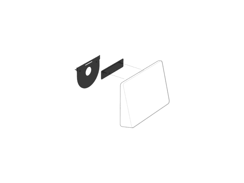 logitech tap wall mount