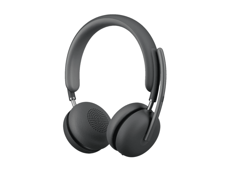logitech zone wireless 2 ai powered headset for two way noise free calls. graphite logitech zone wireless 2 ai powered headset for two way noise free calls. graphite