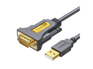 UGREEN USB 2.0 to RS-232 Serial Adapter Cable - Black