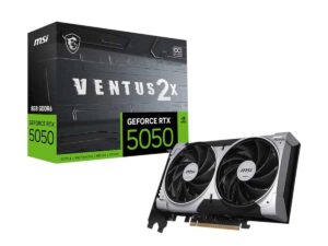 MSI GeForce RTX 5050 8G VENTUS 2X OC Graphics Card
