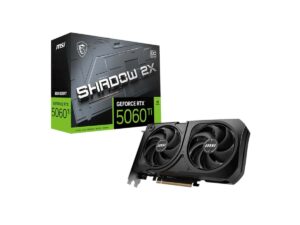 MSI GeForce RTX 5060 Ti SHADOW 2X OC PLUS 8GB Graphics Card