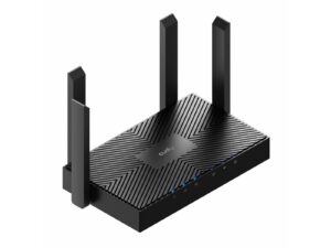 Cudy AX3000 5-Port Gigabit Dual-Band Wi-Fi 6 Mesh Router – Black