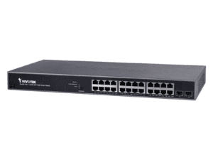 vivotek managed websmart 24x gigabit poe 2x sfp; 370w