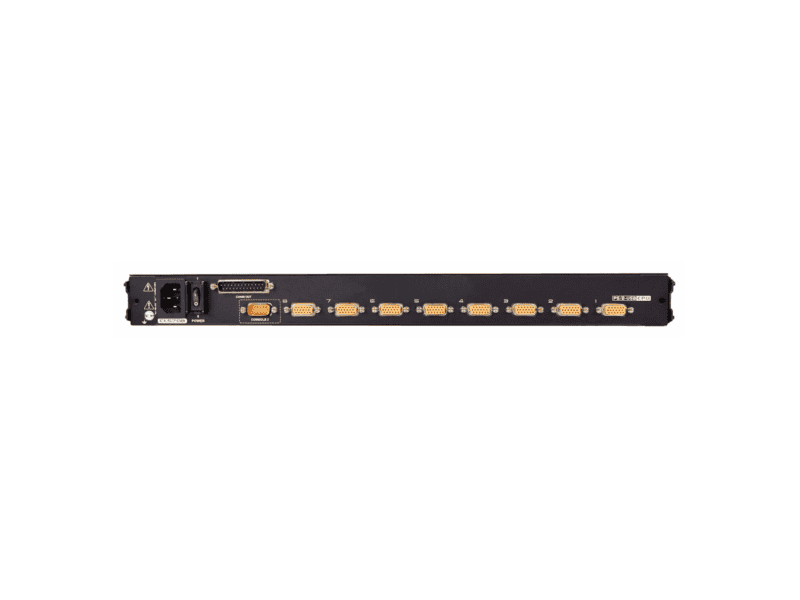 aten 17'' 8 port ps/2 usb vga lcd kvm combo kvm with an extra console port and usb peripheral support w/(us99kb/uskb/spkb/outkb)