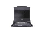aten 17'' 8 port ps/2 usb vga lcd kvm combo kvm with an extra console port and usb peripheral support w/(us99kb/uskb/spkb/outkb)