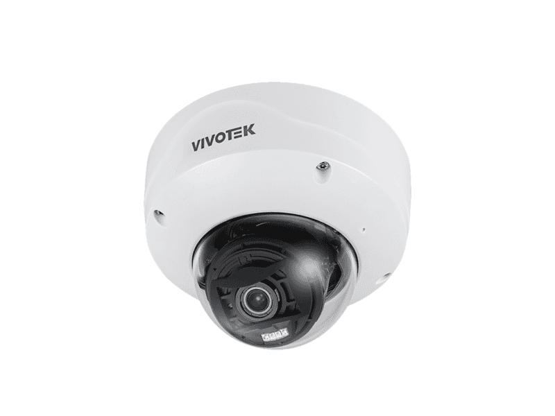 indoor 5mp dome camera 2.7 13.5mm; 50m ir; mic; smart vca; atrribute/ similarity search