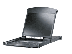 8 port 17'' dual rail lcd ip cat5 kvm d.rail lcd kvm ip sw. w/(uskb/spkb)/w/(us/eu) cord