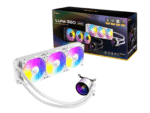 antec luna 360 argb cpu liquid cooler – white
