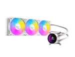 antec luna 360 argb cpu liquid cooler – white