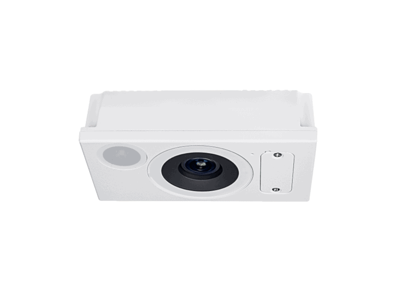 indoor/ outdoor 3mp people counting camera; fisheye view; installation height 2 10m; stitch up to 7 cameras