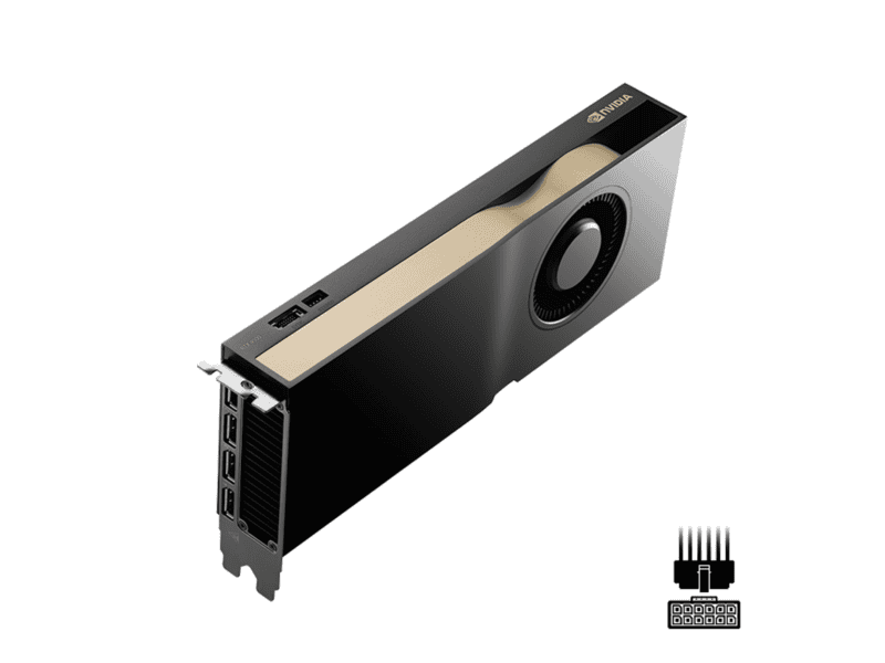 pci express x16 gen 4.0;24 gb gddr6 ecc; 192 bit; dp 1.4a; dual slot